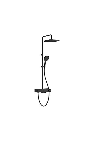 Artema Core Square Termostatik Banyo Bataryalı Duş Sistemi Mat Siyah A4731036
