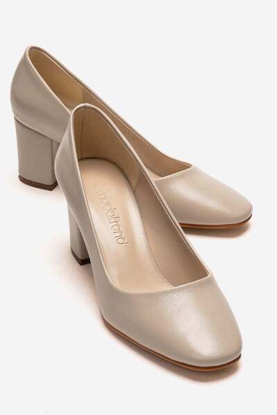 CCWAY AYAKKABI Γυναικεία ψηλοτάκουνα παπούτσια TEN KIRIŞIK