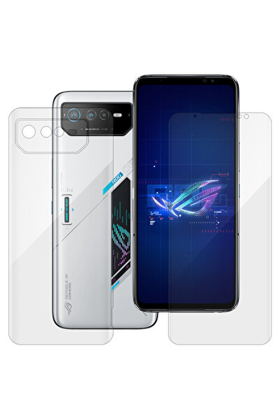 SILKASE Set of 2 foils for ASUS ROG Phone 6, phone protection, silicone