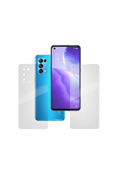 SILKASE Set of 2 foils for Oppo Reno 5 Pro, phone protection, silicone