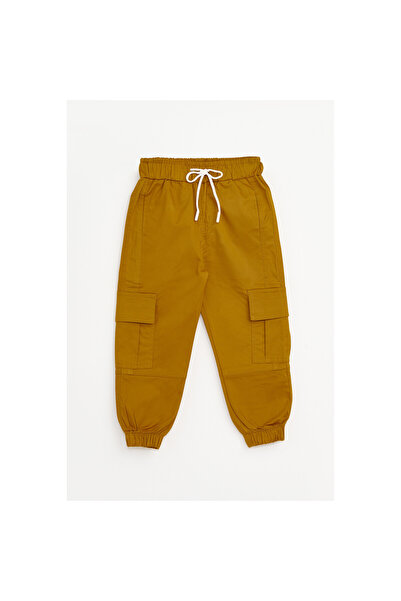 Mod Kids Pantaloni Baieti Joggers Cargo, Modkids, 116, Galbeni, Material: Gab...