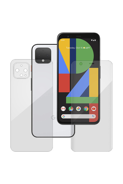 SILKASE Set 2 folii pentru Google Pixel 4 XL, protectie telefon, silicon
