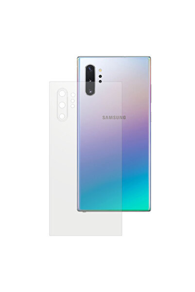 SILKASE Folie spate mata pentru Samsung Note 10 Plus, protectie spate, silicon