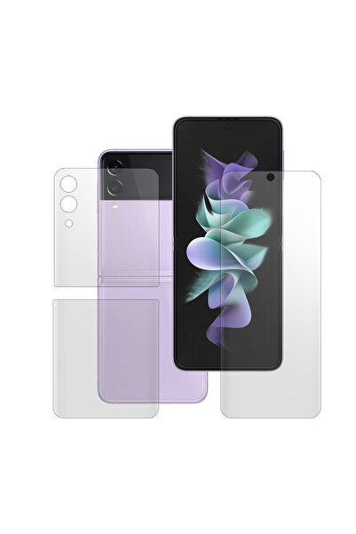 SILKASE Σετ 2 ματ μεμβρανών για Samsung Galaxy Z Flip3, προστασία τηλεφώνου, ...