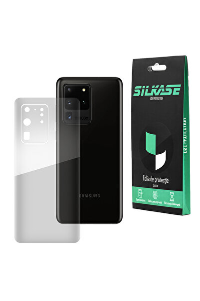 SILKASE Folie spate pentru Samsung Galaxy S20 Ultra, protectie spate, silicon