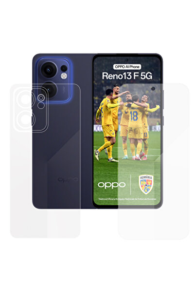 SILKASE Set of 2 foils for OPPO Reno13 F, phone protection, silicone