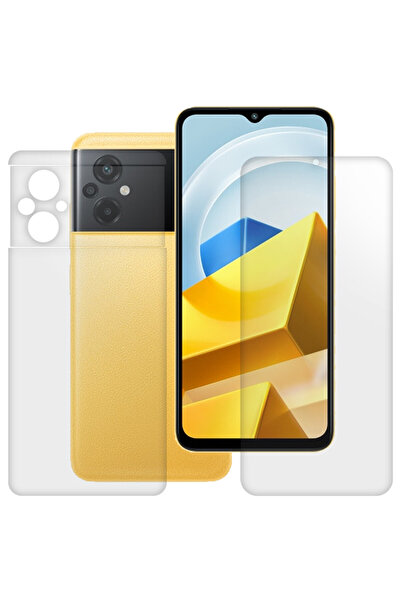 SILKASE Σετ 2 ματ μεμβρανών για Xiaomi POCO M5, προστασία τηλεφώνου, σιλικόνης