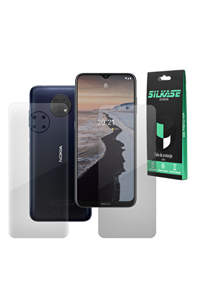SILKASE Set of 2 foils for Nokia G10, phone protection, silicone