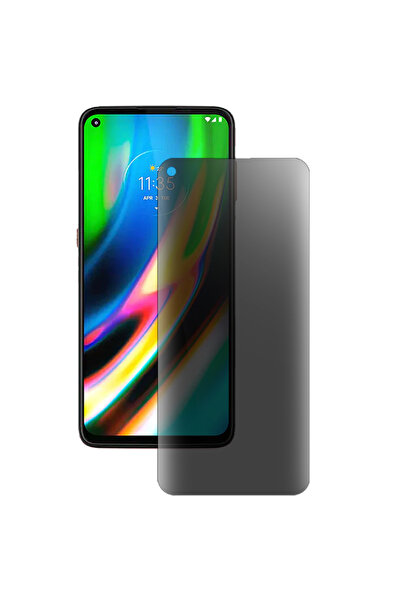 SILKASE Folie privacy mata pentru Motorola Moto G9 Plus, protectie ecran, sil...