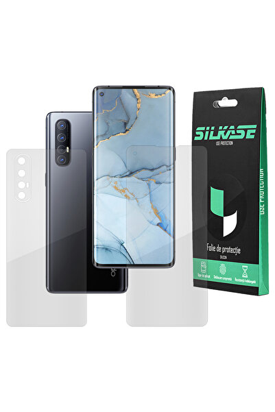 SILKASE Set of 2 foils for Oppo Reno 3 Pro, phone protection, silicone