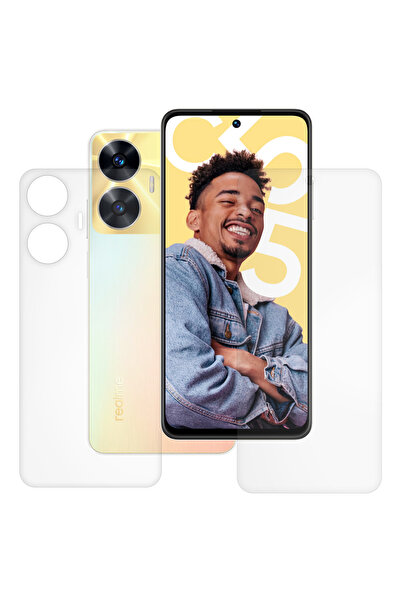 SILKASE Σετ 2 ματ μεμβρανών για Realme C55, προστασία τηλεφώνου, σιλικόνης