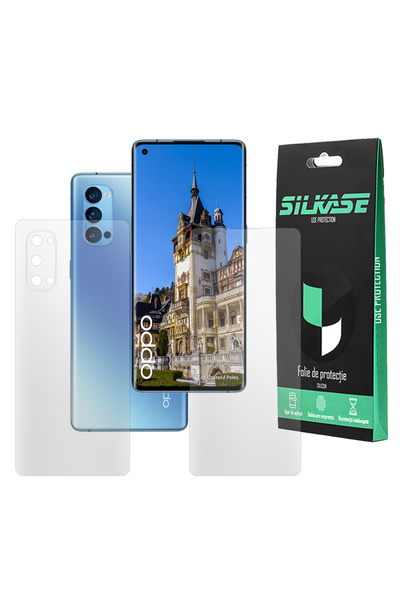 SILKASE Set 2 folii mate pentru Oppo Reno 4 Pro, protectie telefon, silicon