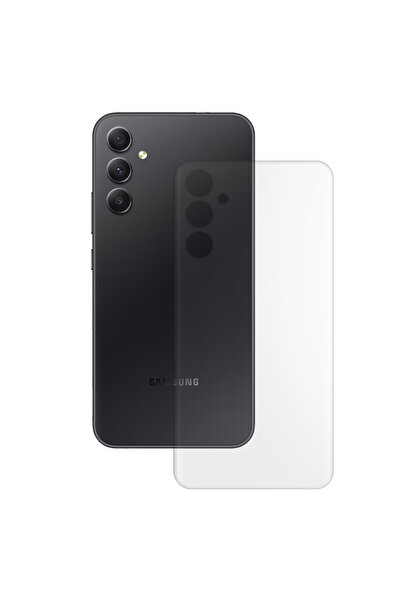 SILKASE Матово фолио за гръб за Samsung Galaxy A34, защита за гърба, силиконово