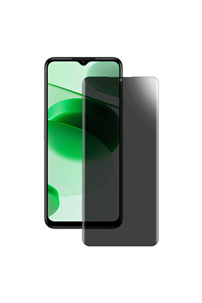 SILKASE Matte privacy film for Realme C35, screen protector, silicone