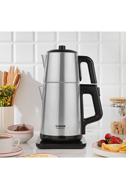 Schafer Teaform Plus Paslanmaz Çay Makinesi-İnox TKEBT İNOX