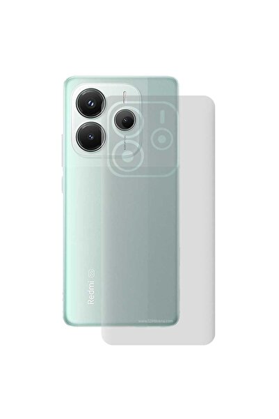 SILKASE Folie spate mata pentru Xiaomi Redmi Note 14 5G, protectie spate, sil...