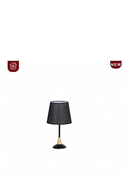 Barigo Modern Table Lamp Featuring a White Base and Wooden Element