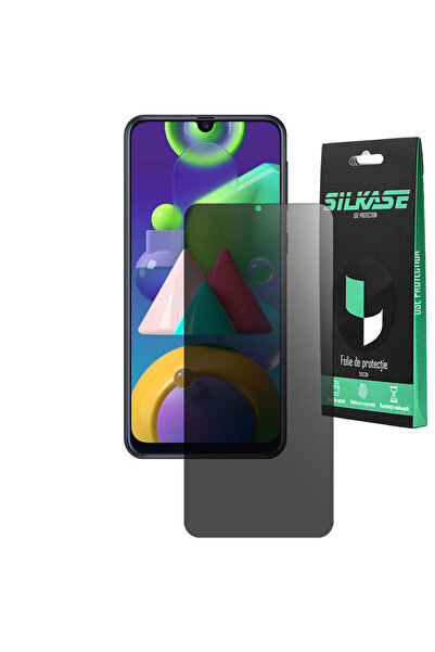 SILKASE Ματ μεμβράνη ιδιωτικότητας για Samsung M21, προστατευτικό οθόνης, σιλ...
