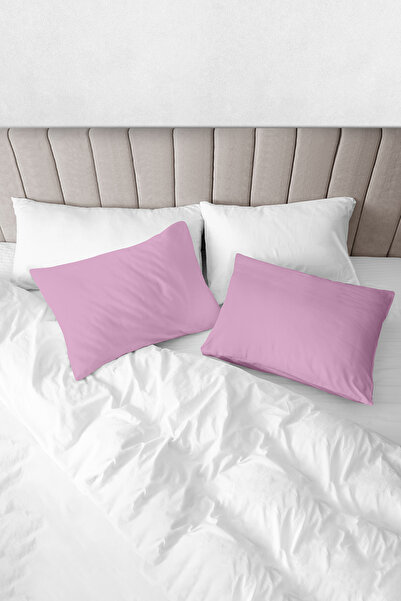 Monolisse 100% Organic Cotton Akfil Pillowcase Set of 2 - 50X70 cm Light Purple