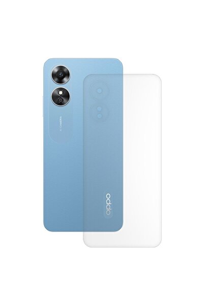 SILKASE Matte back film for OPPO A17, back protection, silicone