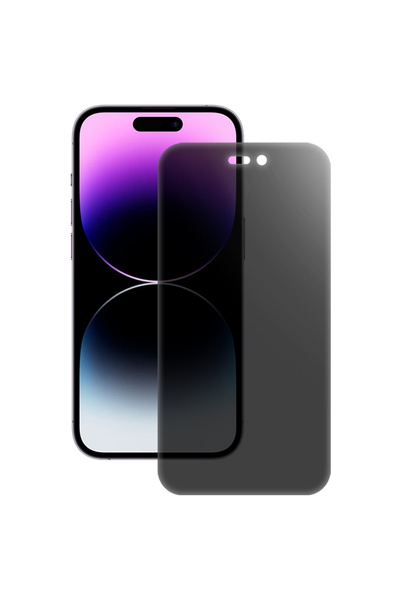 SILKASE Folie privacy mata pentru Apple iPhone 14 Pro, protectie ecran, silicon