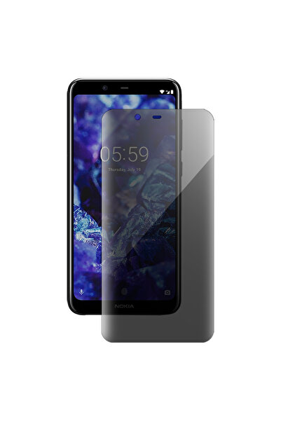 SILKASE Φιλμ ιδιωτικότητας για Nokia 5.1 Plus, προστατευτικό οθόνης, σιλικόνη