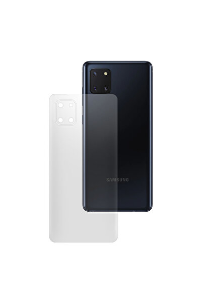 SILKASE Folie spate mata pentru Samsung Note 10 LITE, protectie spate, silicon