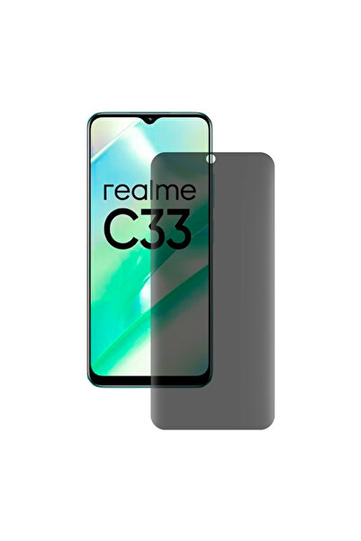 SILKASE Ματ μεμβράνη ιδιωτικότητας για Realme C33, προστατευτικό οθόνης, σιλι...