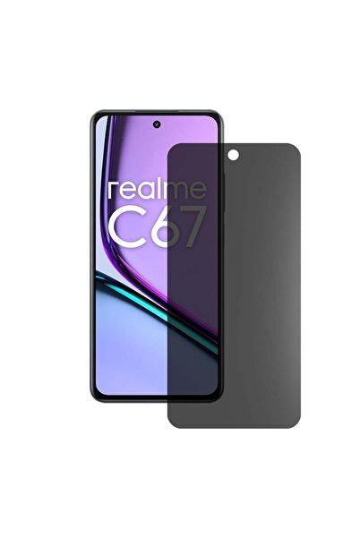 SILKASE Ματ μεμβράνη ιδιωτικότητας για Realme C67, προστατευτικό οθόνης, σιλι...