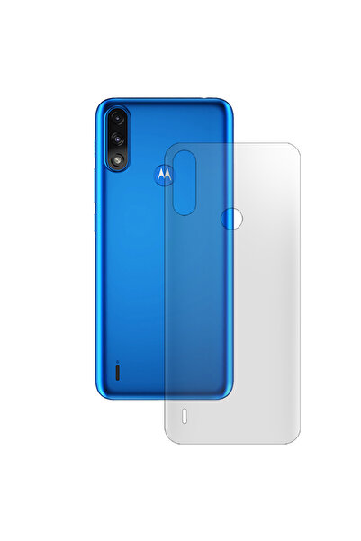 SILKASE Матово задно фолио за Motorola Moto E7i Power, защита на гърба, силик...