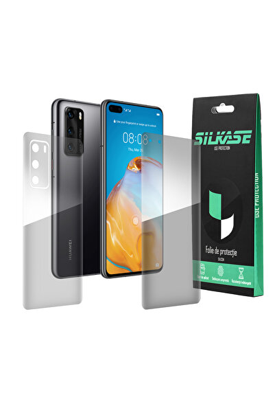 SILKASE Set 2 folii pentru Huawei P40, protectie telefon, silicon