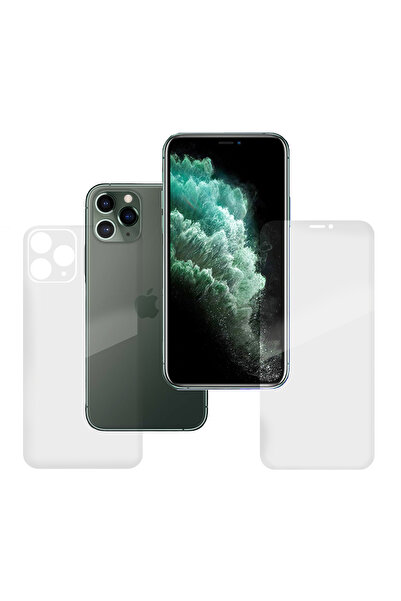 SILKASE Set 2 folii pentru Apple iPhone 11 Pro Max, protectie telefon, silicon