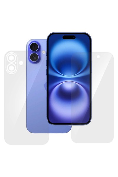 SILKASE Σετ 2 προστατευτικών μεμβρανών για Apple iPhone 16 Plus, προστασία τη...