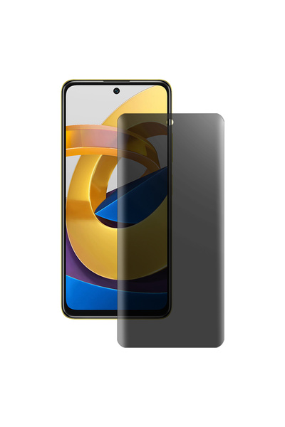 SILKASE Folie privacy mata pentru Xiaomi POCO M4 Pro 5G, protectie ecran, sil...