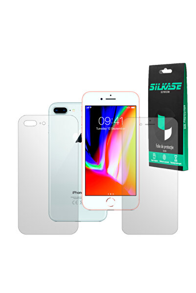 SILKASE Set 2 folii mate pentru Apple iPhone 7 Plus, protectie telefon, silicon