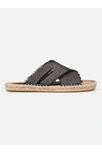 SU14 Lotus Black Women's Espadrille Slippers