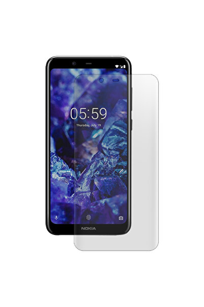 SILKASE Matte film for Nokia 5.1 Plus, screen protector, silicone