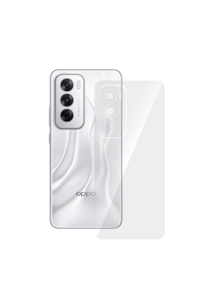SILKASE Θήκη πλάτης για Oppo Reno 12, προστασία πλάτης, σιλικόνη