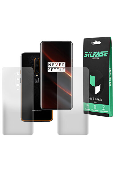 SILKASE Set 2 folii mate pentru OnePlus 7T Pro 5G, protectie telefon, silicon