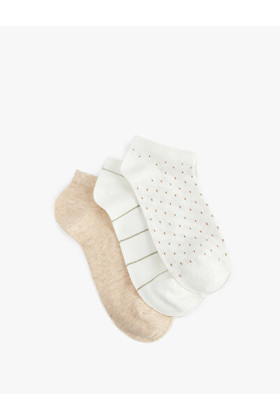 Koton Σετ με 3 μποτάκια και κάλτσες με σχέδια