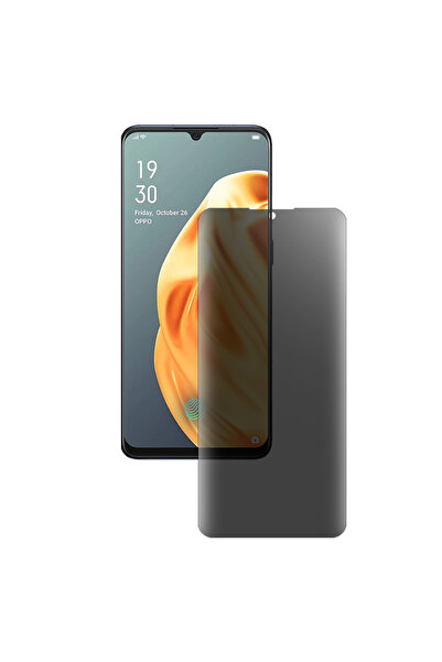 SILKASE Matte privacy film for Oppo A91, screen protector, silicone