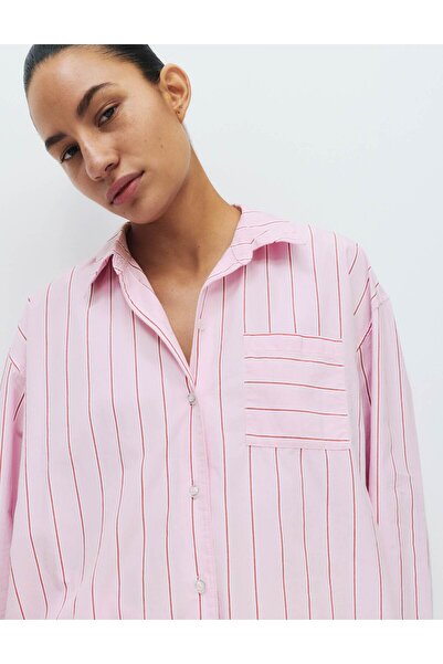 Marks & Spencer Çizgili Pijama Üstü