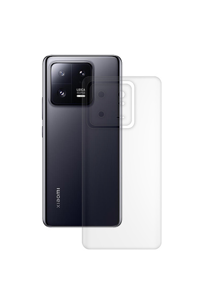 SILKASE Folie spate mata pentru Xiaomi 13 Pro, protectie spate, silicon