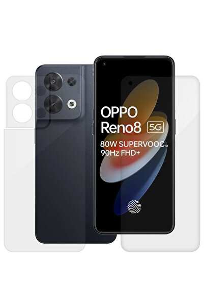 SILKASE Set of 2 foils for Oppo Reno8 5G, phone protection, silicone