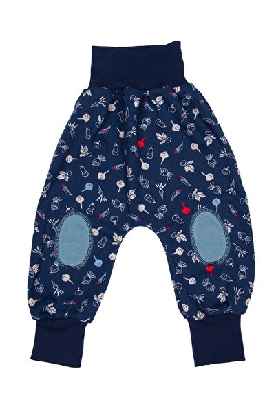 Iobio Popolini Cipollino Blue 62/64 - Pantaloni Salvari Joga din bumbac organ...