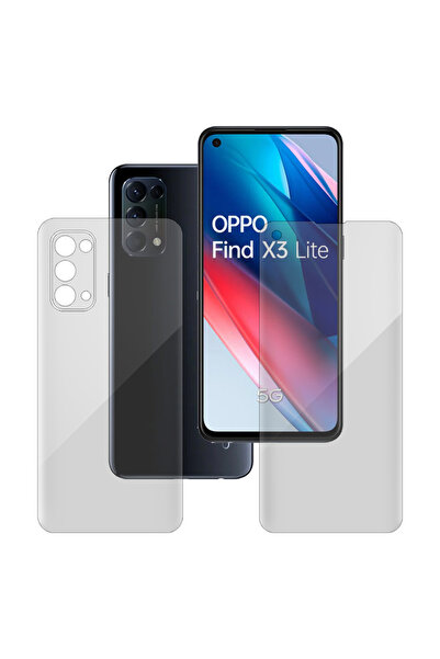 SILKASE Set 2 folii pentru Oppo Find X3 Lite, protectie telefon, silicon