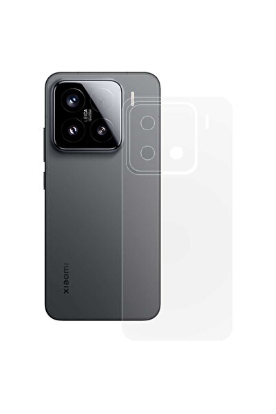 SILKASE Ματ μεμβράνη πλάτης για Xiaomi 15, προστασία πλάτης, σιλικόνη
