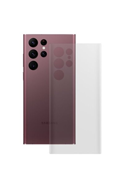 SILKASE Ματ μεμβράνη πλάτης για Samsung S22 Ultra, προστασία πλάτης, σιλικόνη
