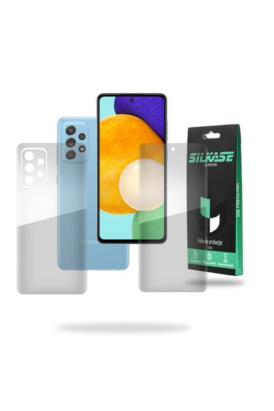 SILKASE Set 2 folii pentru Samsung Galaxy A52 5G, protectie telefon, silicon