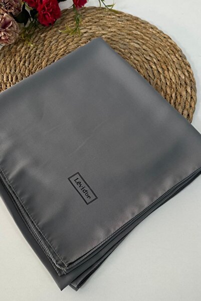 İLKYAZ 110X110 Levidor Medine Silk Scarf Gray